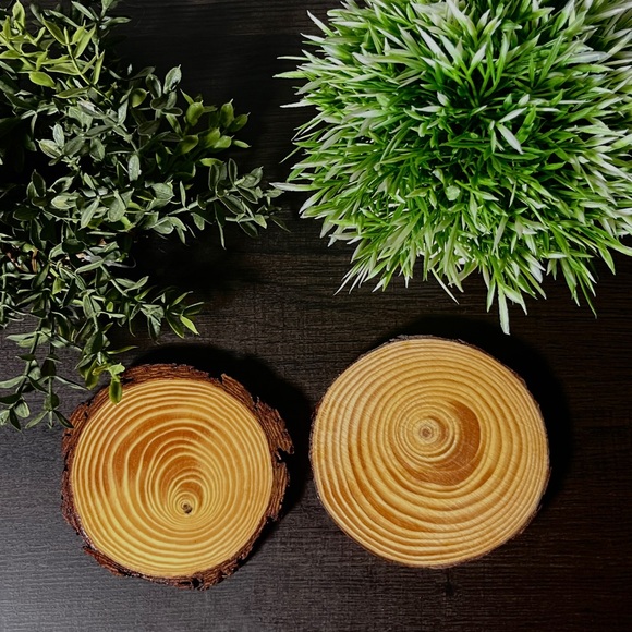 4-Pack Wooden Coasters - Picture 2 of 5